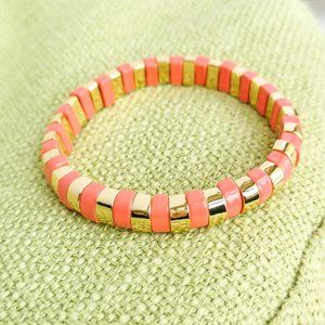 Roxanne Assoulin Women Jewelry Sunset Gold & Red Stripe Bracelet